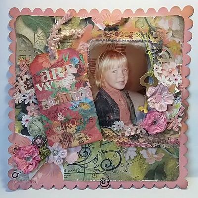 Page scrapbooking "Lâcher prise"