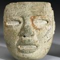 A Teotihuacan stone mask - Circa 100 B.C.-650 A.D