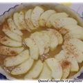 TARTE A LA COMPOTE DE POMME, POMMES ET CANNELLE