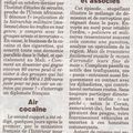 Article du Canard enchaîné du 30 janvier 2013