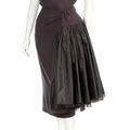 A Balenciaga couture grey moss crêpe dinner dress, 1953