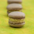 Macarons à la ganache chocolat blanc/ noix de coco