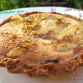 Tarte aux poires toute simple sur fond de pâte à spéculoos