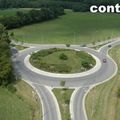 Rond-point à Contern (Grand Duché du Luxembourg)