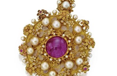 A selection of ruby jewelry sold @ Sotheby's, Magnificent Jewels, New York