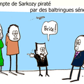 Le compte en banque de Sarkozy piraté par des sénégalais.