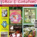 EMPLOI DU TEMPS D'ATELIER DECO ET CREATIONS N°7