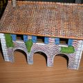 décors : maison avec porche "italeri"