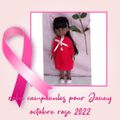  Une robe campanules pour Janny portée par Talia (octobre rose 🌹)