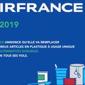 Air France s'engage à supprimer 210 millions d'articles en plastique à usage unique d'ici fin 2019