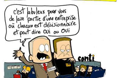 Continental, Toulouse, lâcher les acquis sociaux ou fermer l'usine et le labeur au fusil