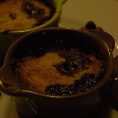 crumble aux framboises 