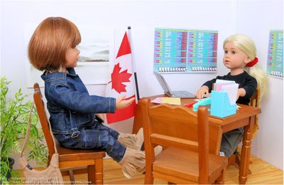 Les écoliers : la mère d'Amandine face à la directrice de l'école
