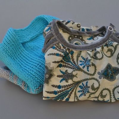 Bleu et gris pour la fin de l'hiver...