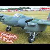 GIANT RC de Havilland DH.98 MOSQUITO | 4.1M wingspan and weighs 50KG !