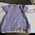 combinaisons,ensembles,robes bébé tricotés main
