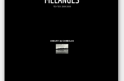 MELANGES II par Amaury de Cambolas