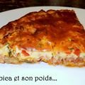 Quiche jambon aux légumes du soleil, romarin et ricotta