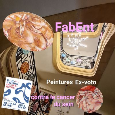 Ex-VOTO de FabENT, icônes de Nicole SEUVIC et Crucifix de Philippe VOYAT: PARCOURS D'ARTISTES METZ 2023 à CARREFOUR DES ARTS