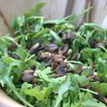 Salade de roquette aux légumes fondants