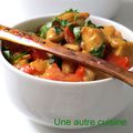 Filets de poulet lait de coco, tomates