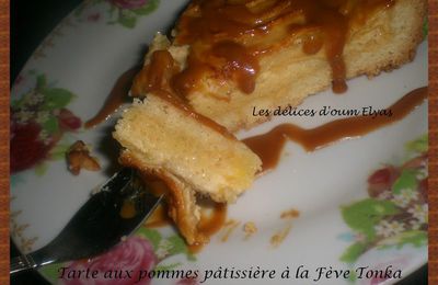 Tarte aux pommes pâtissière à la Fève Tonka