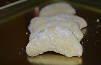 Bredeles : croissants à la vanille 
