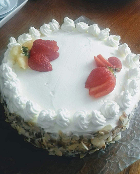 Gâteau multifruits à la chantilly