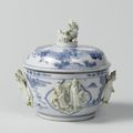 Lidded pot, China, Transition period, c.1620-c.1640