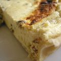 Tarte au fromage blanc et aux raisins secs