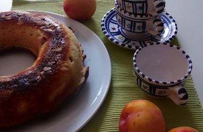 GÂTEAU AUX PRUNES ET FROMAGE BLANC