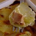 Mille-feuille de pommes de terre au foie gras 