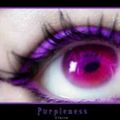 oeil violet