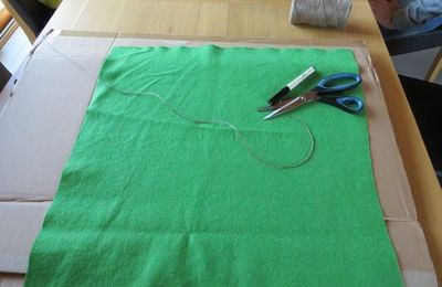 TUTO DIY - Faire une cible en feutrine pour balles auto agrippantes !