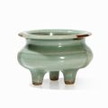 Longquan Celadon Tripod Censer, Southern Song Dynasty (1127-1279)