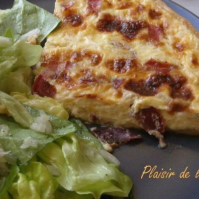 Tarte au reblochon et au Comté