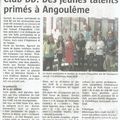 Récompense coucours Angoulême par la club de BD de Landivisiau