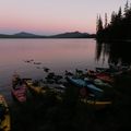 Waldo Lake kayak-camping