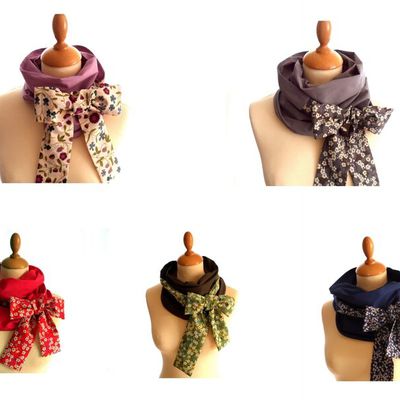 Nouveaux coloris por le foulard Liberty modèle lune