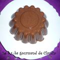 Bavarois au chocolat à l'agar agar...