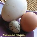 Menu de Pâques