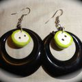 Boucles d'oreilles ronde pomme