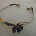 Bracelet petites feuilles