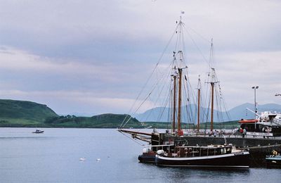 Sur le port d'Oban...