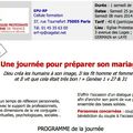 PRÉPARATION DE SON MARIAGE (25/01 ou O8/O3 2014)