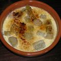 Crême brulée à la rhubarbe