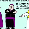 Le pape  Benoit XVI nomme 24 nouveaux cardinaux . .