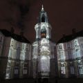 Illuminations de l'hôtel de ville à Rennes le 2 janvier 2019 (1)