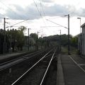 TER en gare de Châteaubourg (Ille-et-Vilaine).