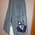 tuto sac de couche et applique en jean recyclé